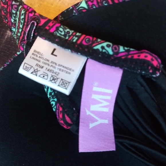 YMI Multicolored Womens Two Piece Bikini Bathing Suit - Picture 7 of 7